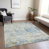 Piper Looms Chantille Modern ACN1128 Blue Machine Washable Area Rug Lifestyle Image Feature