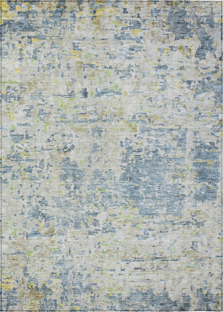 Piper Looms Chantille Modern ACN1128 Blue Machine Washable Area Rug main image