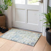 Piper Looms Chantille Modern ACN1128 Blue Machine Washable Area Rug Scatter Lifestyle Image Feature
