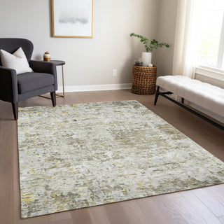 Piper Looms Chantille Modern ACN1128 Taupe Machine Washable Area Rug Lifestyle Image Feature