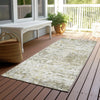 Piper Looms Chantille Modern ACN1128 Taupe Machine Washable Area Rug Runner Outdoor Lifestyle Image Feature