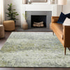 Piper Looms Chantille Modern ACN1129 Aloe Machine Washable Area Rug Lifestyle Image Feature