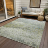 Piper Looms Chantille Modern ACN1129 Aloe Machine Washable Area Rug Outdoor Lifestyle Image Feature