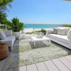 Piper Looms Chantille Modern ACN1129 Aloe Machine Washable Area Rug Outdoor Lifestyle Image Feature