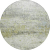 Piper Looms Chantille Modern ACN1129 Aloe Machine Washable Area Rug Round Main Image