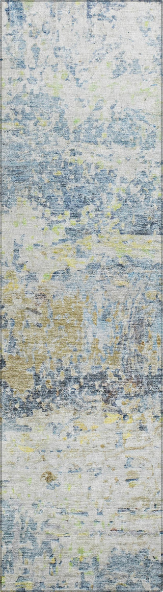 Piper Looms Chantille Modern ACN1129 Blue Machine Washable Area Rug Runner Main Image