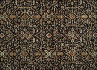 Piper Looms Chantille Global ACN1130 Black Machine Washable Area Rug Scatter Main Image