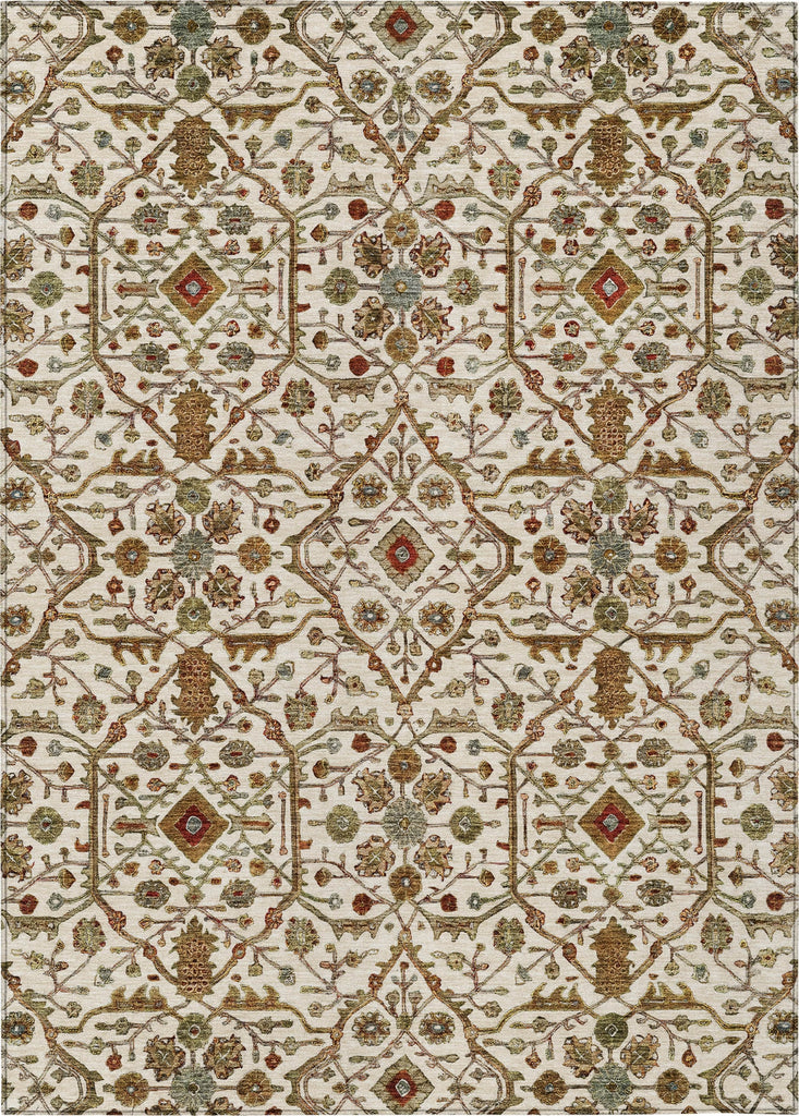 Piper Looms Chantille Global ACN1130 Ivory Machine Washable Area Rug main image
