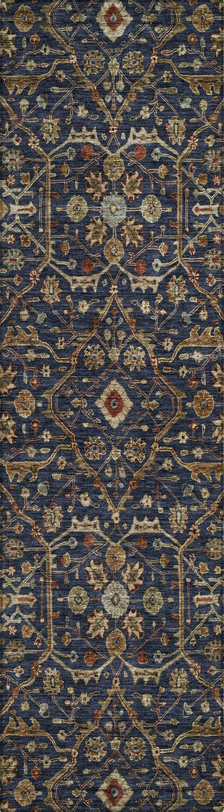 Piper Looms Chantille Global ACN1130 Navy Machine Washable Area Rug Runner Main Image