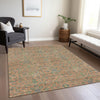 Piper Looms Chantille Global ACN1131 Coral Machine Washable Area Rug Lifestyle Image Feature