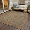 Piper Looms Chantille Global ACN1131 Coral Machine Washable Area Rug Outdoor Lifestyle Image Feature
