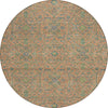 Piper Looms Chantille Global ACN1131 Coral Machine Washable Area Rug Round Main Image