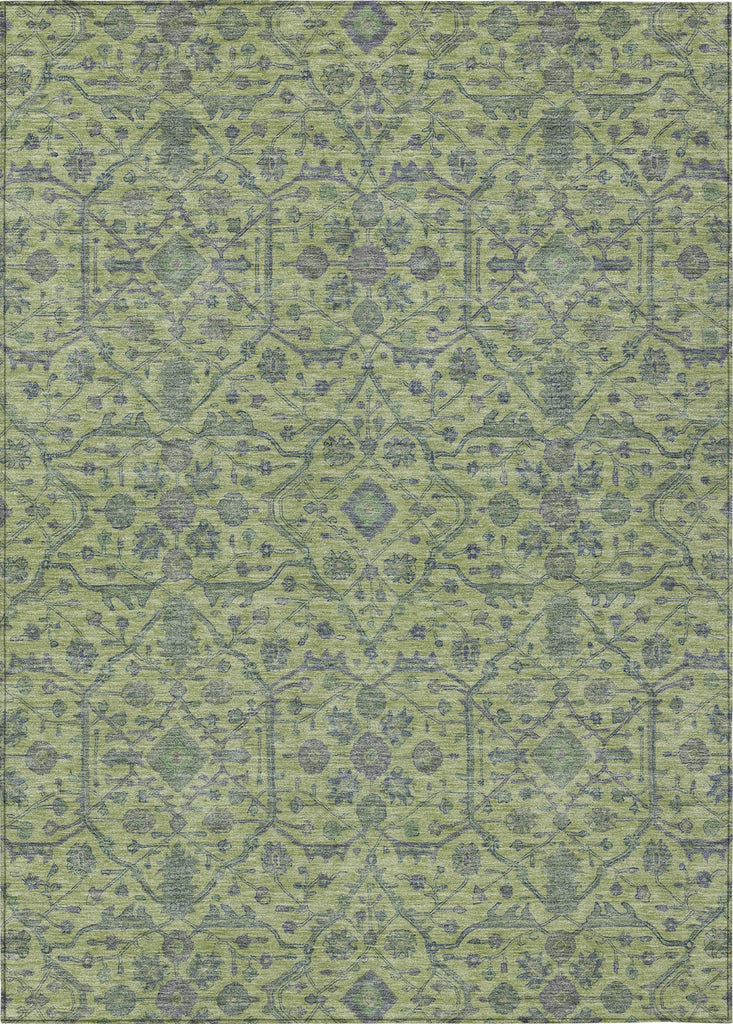 Piper Looms Chantille Global ACN1131 Lime Machine Washable Area Rug main image