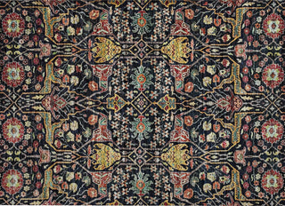 Piper Looms Chantille Global ACN1132 Black Machine Washable Area Rug Scatter Main Image