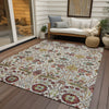 Piper Looms Chantille Global ACN1132 Ivory Machine Washable Area Rug Outdoor Lifestyle Image Feature