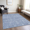 Piper Looms Chantille Global ACN1133 Denim Machine Washable Area Rug Lifestyle Image Feature