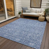 Piper Looms Chantille Global ACN1133 Denim Machine Washable Area Rug Outdoor Lifestyle Image Feature