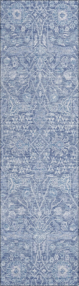 Piper Looms Chantille Global ACN1133 Denim Machine Washable Area Rug Runner Main Image