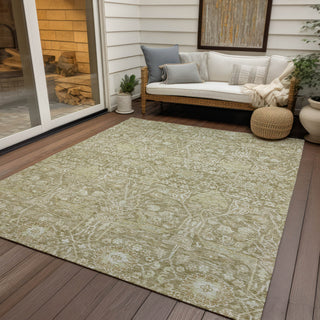 Piper Looms Chantille Global ACN1133 Taupe Machine Washable Area Rug Outdoor Lifestyle Image Feature