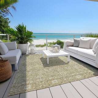 Piper Looms Chantille Global ACN1133 Taupe Machine Washable Area Rug Outdoor Lifestyle Image Feature