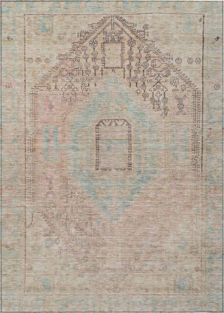 Piper Looms Chantille Global ACN1134 Pink Machine Washable Area Rug main image