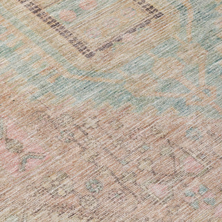 Piper Looms Chantille Global ACN1134 Pink Machine Washable Area Rug Swatch Image