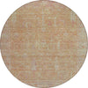 Piper Looms Chantille Global ACN1135 Coral Machine Washable Area Rug Round Main Image