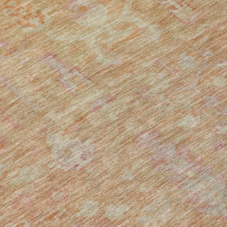 Piper Looms Chantille Global ACN1135 Coral Machine Washable Area Rug Swatch Image