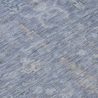 Piper Looms Chantille Global ACN1135 Denim Machine Washable Area Rug Swatch Image