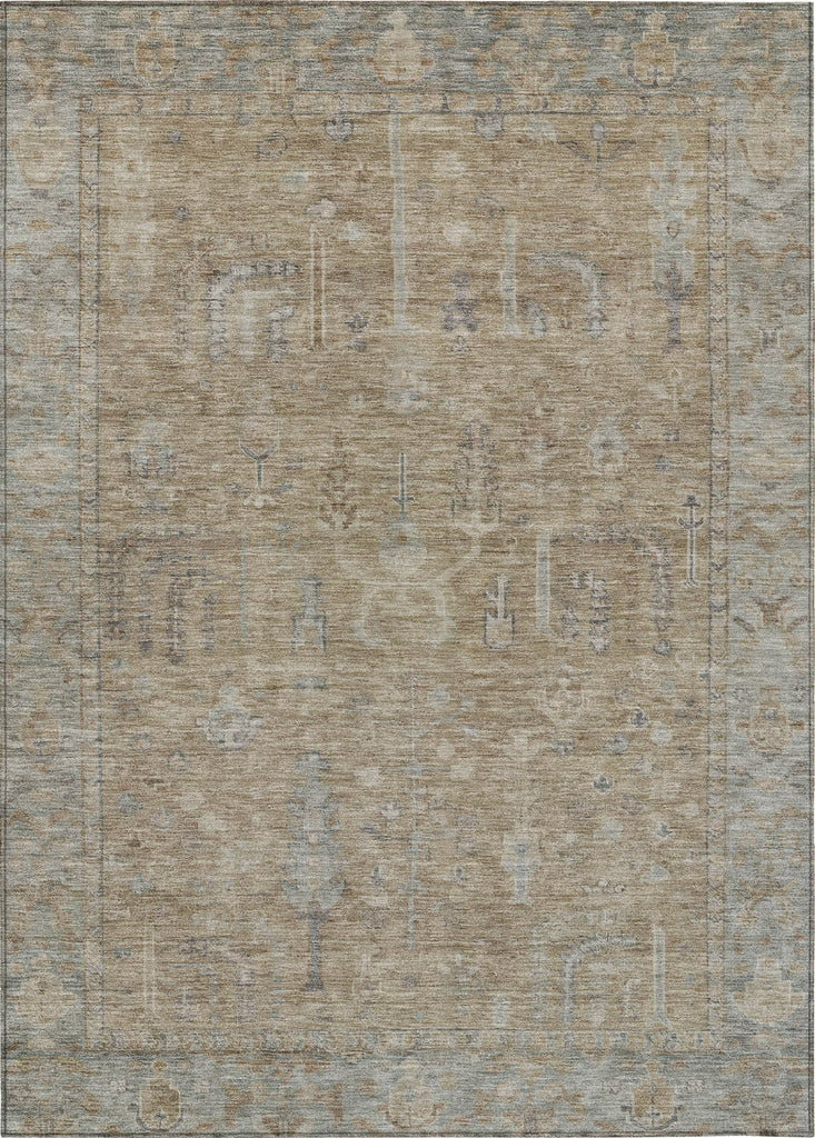 Piper Looms Chantille Global ACN1135 Tan Machine Washable Area Rug main image