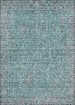 Piper Looms Chantille Global ACN1135 Teal Machine Washable Area Rug main image