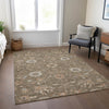 Piper Looms Chantille Global ACN1137 Brown Machine Washable Area Rug Lifestyle Image Feature