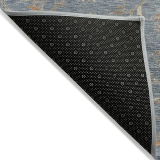 Piper Looms Chantille Global ACN1137 Denim Machine Washable Area Rug Backing Image