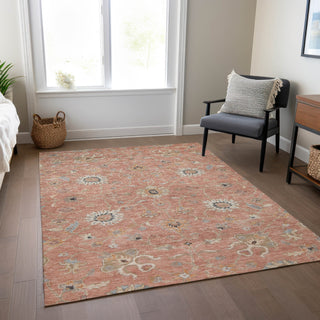 Piper Looms Chantille Global ACN1137 Pink Machine Washable Area Rug Lifestyle Image Feature