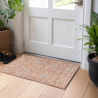 Piper Looms Chantille Global ACN1137 Pink Machine Washable Area Rug Scatter Lifestyle Image Feature