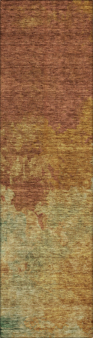 Piper Looms Chantille Watercolors ACN1138 Paprika Machine Washable Area Rug Runner Main Image