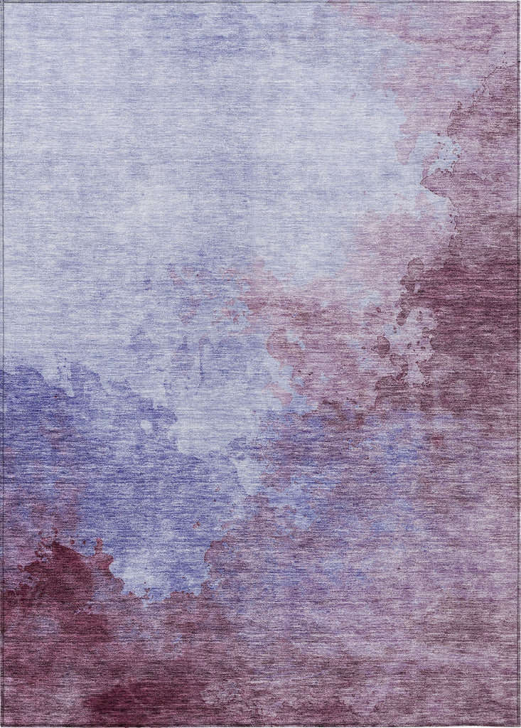 Piper Looms Chantille Watercolors ACN1138 Purple Machine Washable Area Rug main image