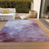Piper Looms Chantille Watercolors ACN1138 Purple Machine Washable Area Rug Outdoor Lifestyle Image Feature
