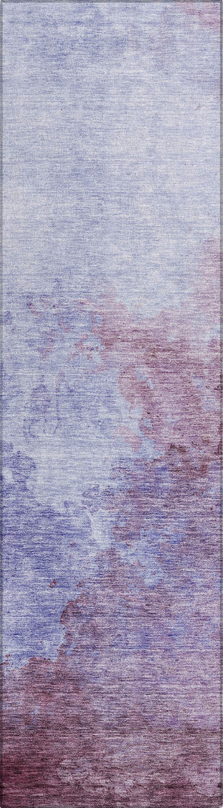 Piper Looms Chantille Watercolors ACN1138 Purple Machine Washable Area Rug Runner Main Image