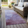 Piper Looms Chantille Watercolors ACN1138 Purple Machine Washable Area Rug Runner Outdoor Lifestyle Image Feature