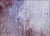 Piper Looms Chantille Watercolors ACN1138 Purple Machine Washable Area Rug Scatter Main Image