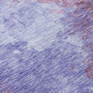 Piper Looms Chantille Watercolors ACN1138 Purple Machine Washable Area Rug Swatch Image