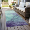 Piper Looms Chantille Watercolors ACN1138 Seafoam Machine Washable Area Rug Runner Outdoor Lifestyle Image Feature