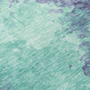 Piper Looms Chantille Watercolors ACN1138 Seafoam Machine Washable Area Rug Swatch Image