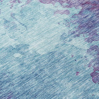 Piper Looms Chantille Watercolors ACN1138 Sky Machine Washable Area Rug Swatch Image