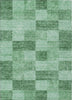 Piper Looms Chantille Geometric ACN1139 Green Machine Washable Area Rug main image