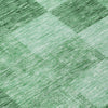 Piper Looms Chantille Geometric ACN1139 Green Machine Washable Area Rug Swatch Image