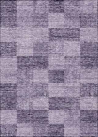Piper Looms Chantille Geometric ACN1139 Purple Machine Washable Area Rug main image