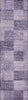 Piper Looms Chantille Geometric ACN1139 Purple Machine Washable Area Rug Runner Main Image