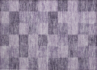 Piper Looms Chantille Geometric ACN1139 Purple Machine Washable Area Rug Scatter Main Image